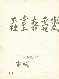 不当太子侧妃后被王爷宠成宝短剧