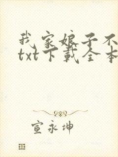 我家娘子不对劲txt下载全本txt下载封面