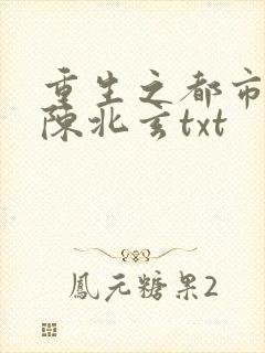 重生之都市仙尊陈北玄txt