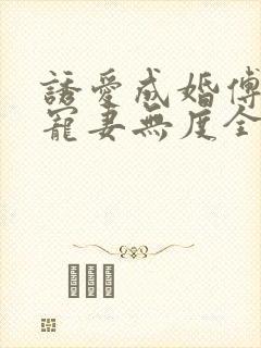 诱爱成婚傅先生宠妻无度全文免费阅读傅