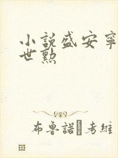 小说盛安宁与周世勋