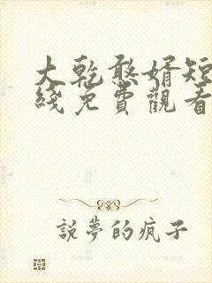 大乾憨婿短剧在线免费观看