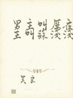 男主叫厉夜霆女主叫苏浅浅的小说