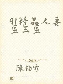 91精品人妻二区三区