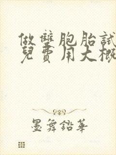 做双胞胎试管婴儿费用大概要多少钱