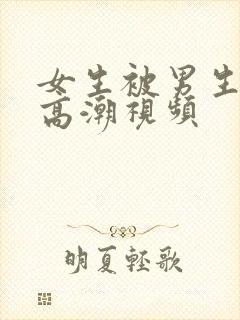 女生被男生操到高潮视频