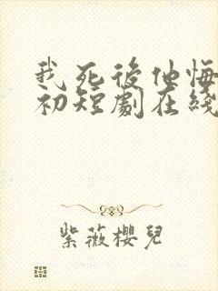 我死后他悔不当初短剧在线观看