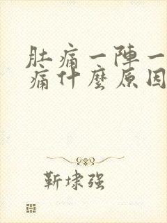 肚痛一阵一阵绞痛什么原因封面