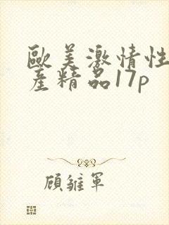 欧美激情性爽国产精品17p