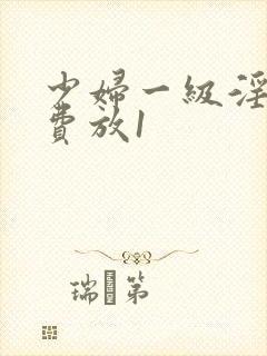 少妇一级淫片免费放1封面