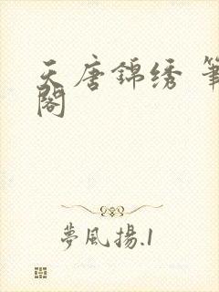 天唐锦绣 笔趣阁