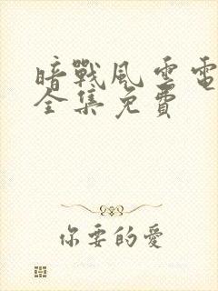 暗战风云电视剧全集免费