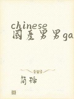 chinese国产男男gaygay网站封面