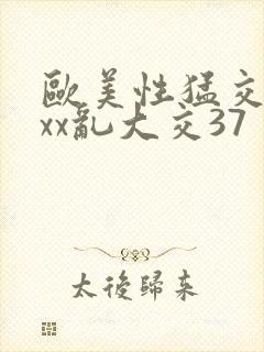 欧美性猛交xxxx乱大交37