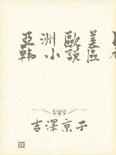 亚洲 欧美 日韩 小说区 都市激情