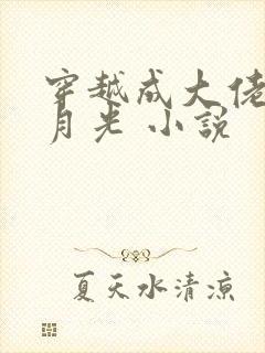 穿越成大佬的白月光 小说