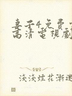 妻子4免费完整高清电视剧看封面