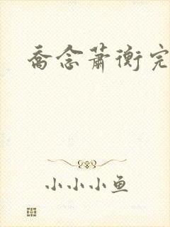 乔念萧衡完结版