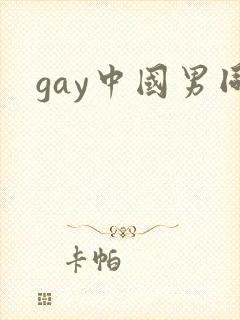 gay中国男同封面