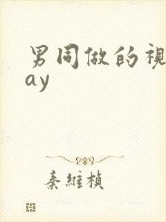 男同做的视频gay