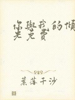 你与我的倾城时光免费