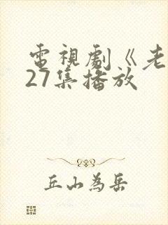 电视剧《老舅》27集播放封面