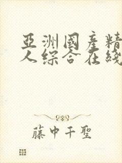 亚洲国产精品成人综合在线