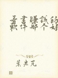 看书赚钱的小说软件哪个好