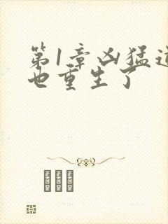 第1章凶猛道侣也重生了封面