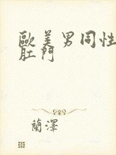 欧美男同性恋操肛门