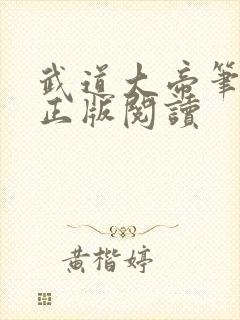 武道大帝笔趣阁正版阅读