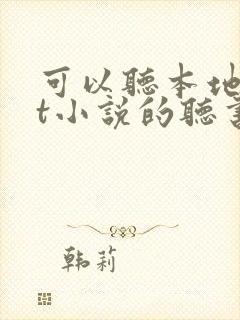 可以听本地txt小说的听书软件封面