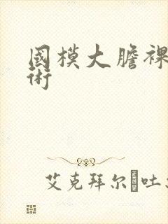 国模大胆裸体艺术封面