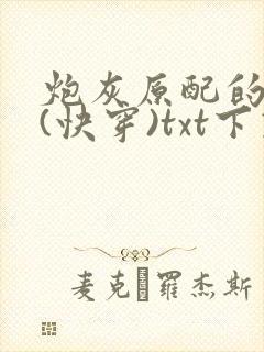 炮灰原配的人生(快穿)txt下载封面