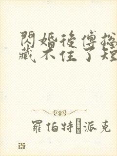 闪婚后傅总马甲藏不住了短剧免费观看封面