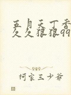 五月天丁香婷婷久久狠狠99