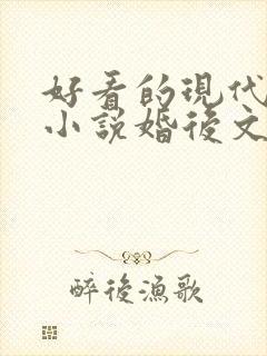 好看的现代言情小说婚后文封面