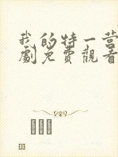 我的特一营电视剧免费观看