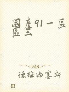 国产91一区二区三