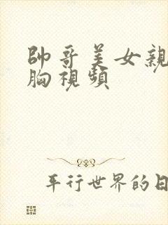 帅哥美女亲嘴揉胸视频封面