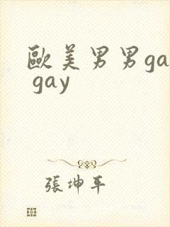 欧美男男gay gay封面