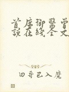 首席御医曾毅小说在线全文免费阅读封面