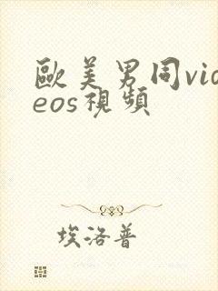 欧美男同videos视频封面