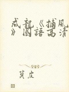 成龙《捕风捉影》国语高清在线观看