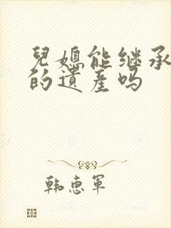 儿媳能继承公婆的遗产吗封面