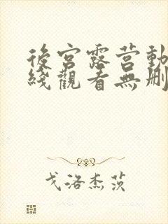 后宫露营动漫在线观看无删减