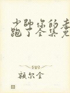 少帅你的老婆又跑了全集免费漫画免费封面