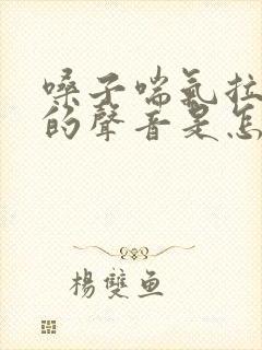 嗓子喘气拉风箱的声音是怎么回事