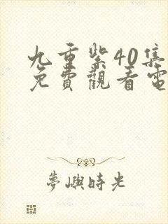 九重紫40集全免费观看电视连续剧封面