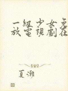 一级少女免费播放电视剧在线观看全集